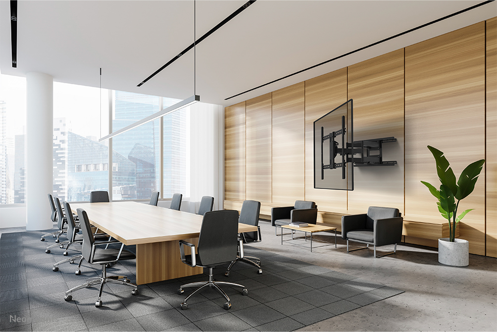 Neomounts WL40S-950BL18 Soporte de pared robusto 55-110" - movimiento completo